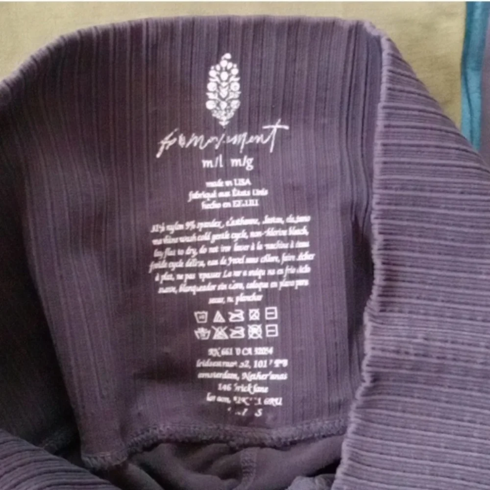 *Final Price* Bundle Free People 4 Piece Good Karma 7/8 Leggings NWOT - Picture 6 of 8